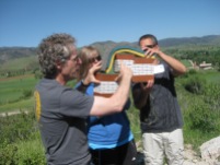 Demonstrating faulting and folding of the modern Rockies